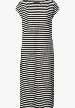 Kleid in Strick-Optik