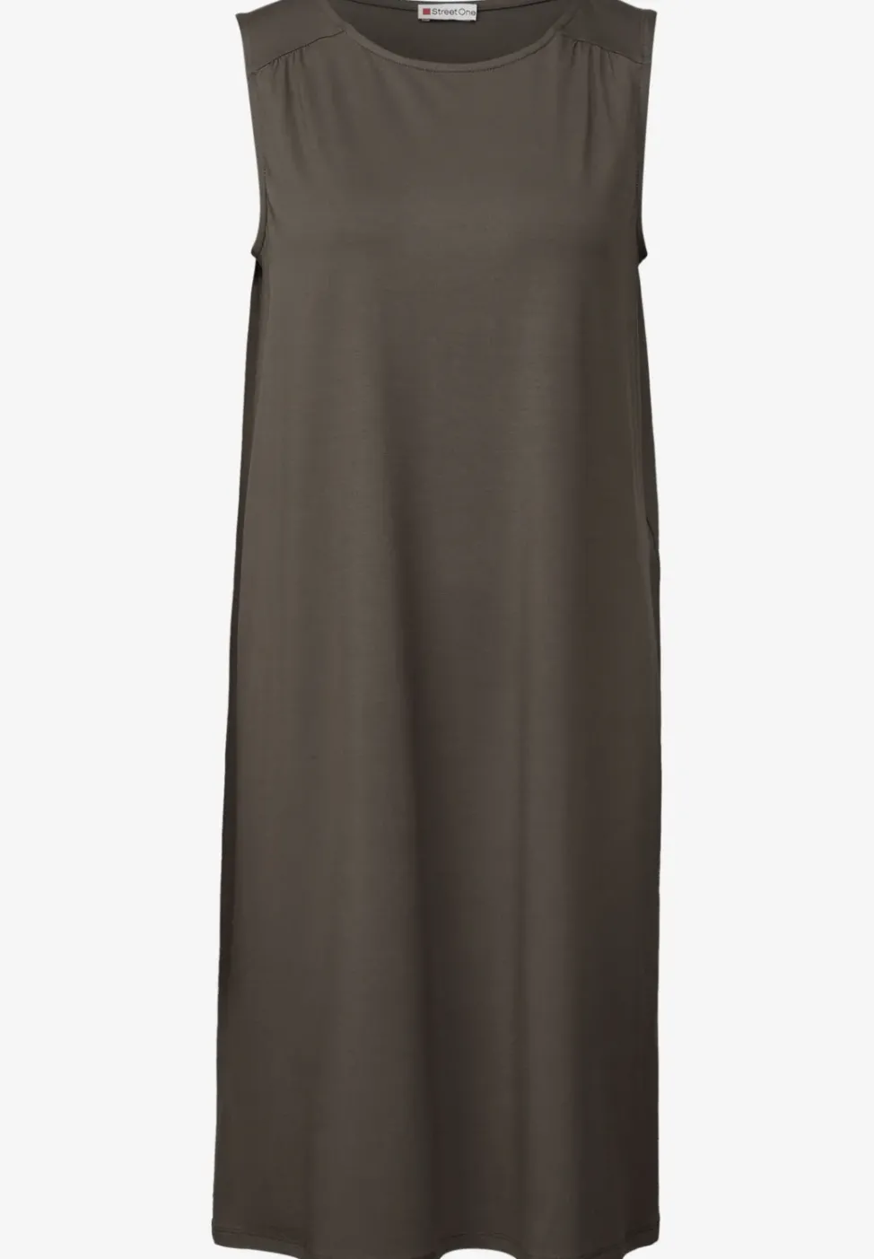 Kleid in Unifarbe