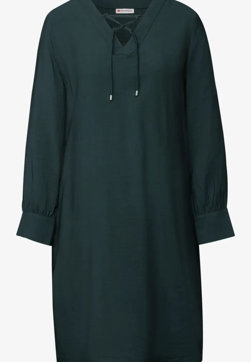 Kleid in Unifarbe