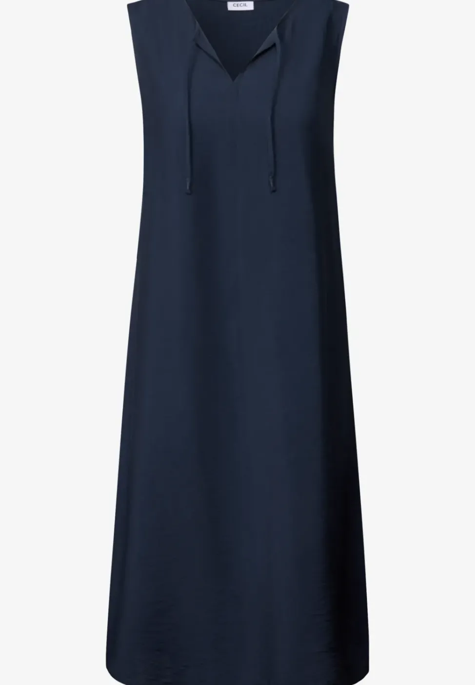 Kleid in Unifarbe