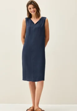 Kleid in Unifarbe
