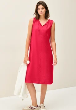Kleid in Unifarbe