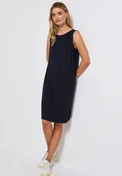 Kleid in Unifarbe
