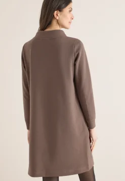 Kleid in Unifarbe