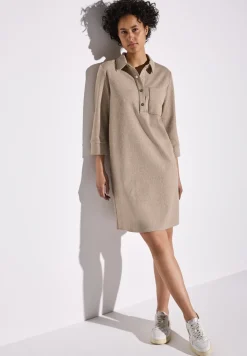 Kleid mit Hemdkragen
