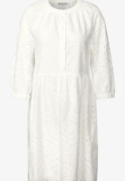 Kleid mit Lochstickerei