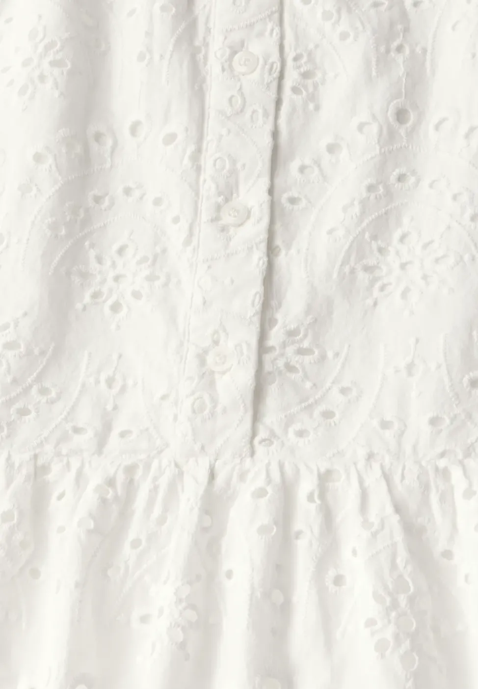 Kleid mit Lochstickerei