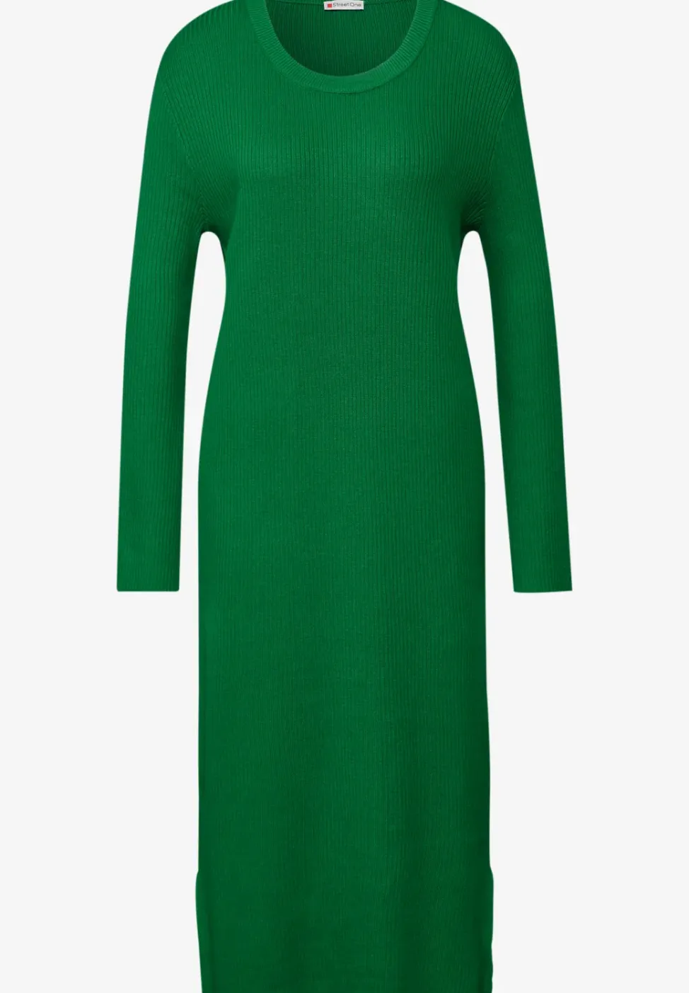 Kleid mit Rippenstruktur