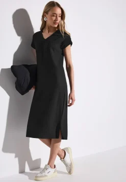 Kleid mit Rippstruktur