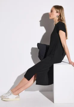 Kleid mit Rippstruktur