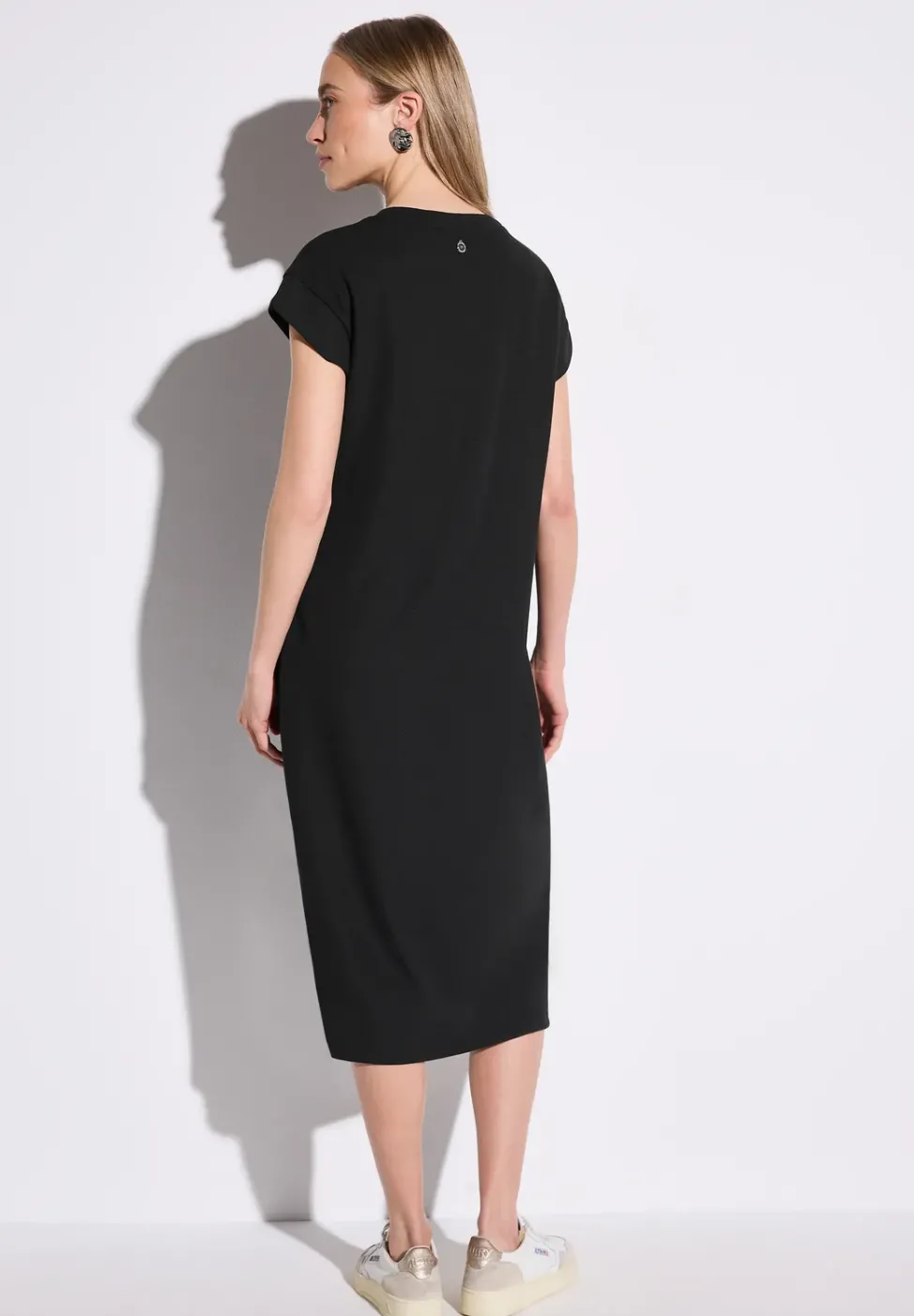 Kleid mit Rippstruktur
