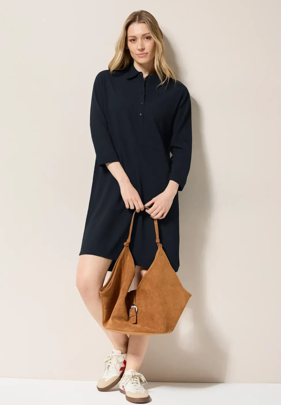 Kleid mit Struktur