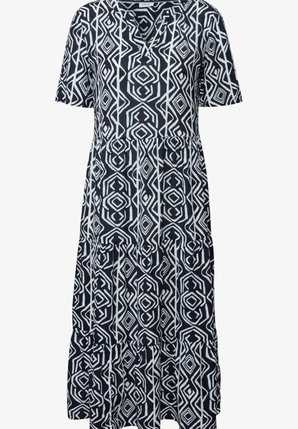 Kleid mit Volants