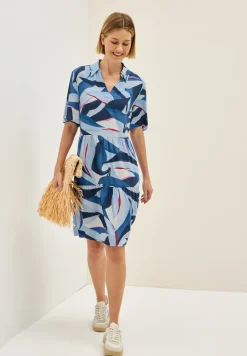 Kleid mit Volants