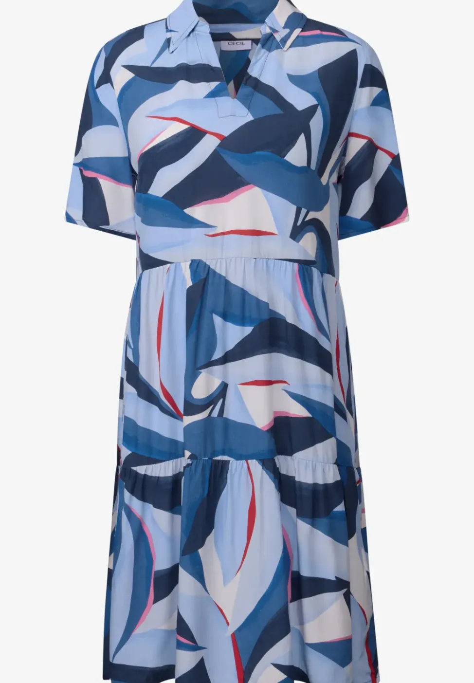 Kleid mit Volants