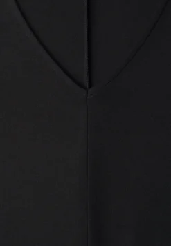 Knielanges Kleid aus Jersey mit Kurzarm
