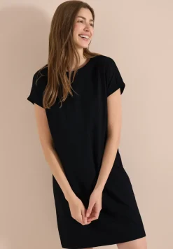 Knielanges Kleid aus Jersey