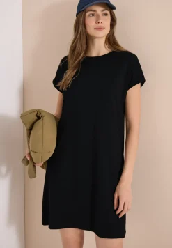 Knielanges Kleid aus Jersey