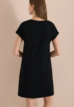 Knielanges Kleid aus Jersey