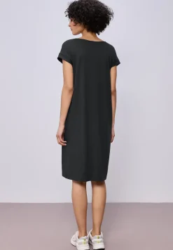 Knielanges Kleid aus Jersey