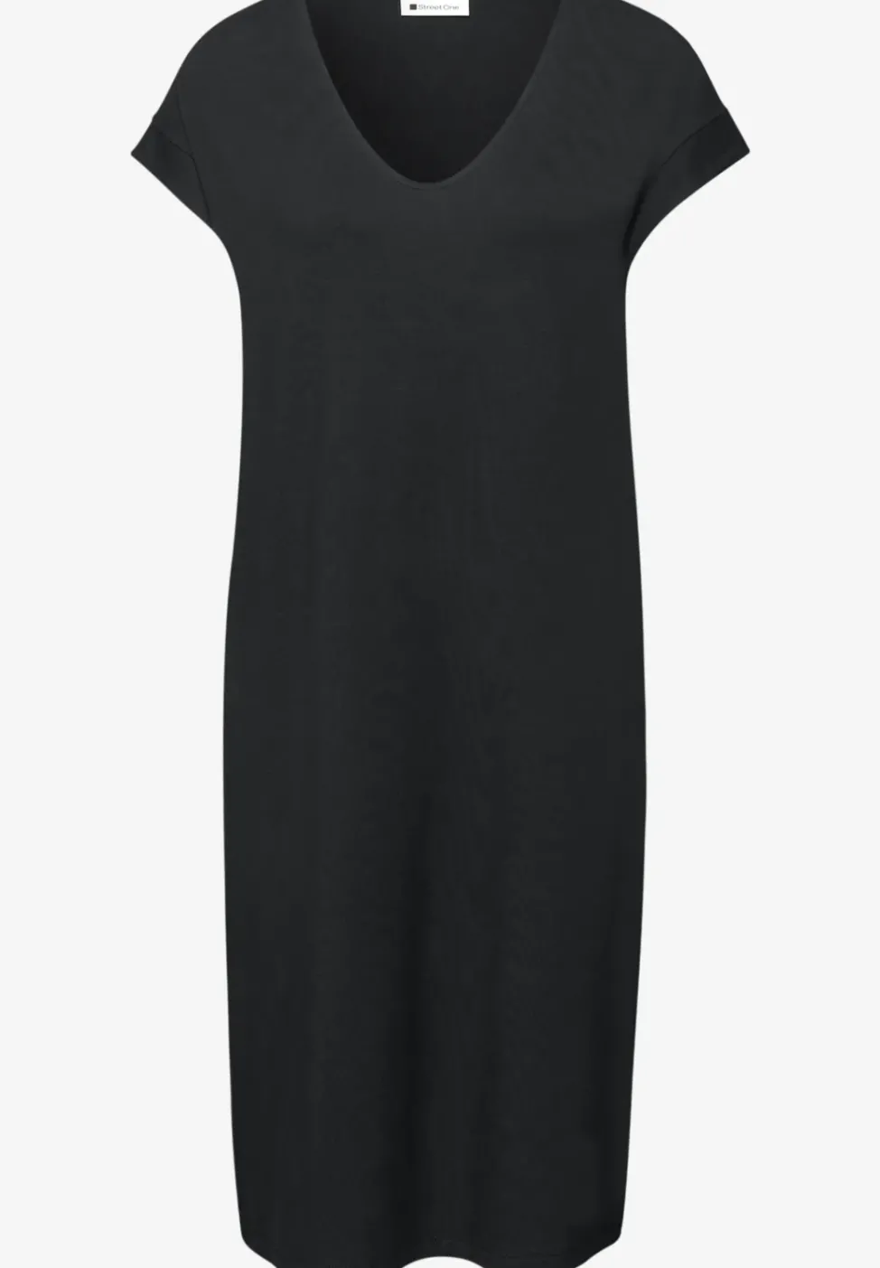 Knielanges Kleid aus Jersey