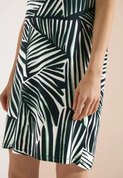 Knielanges Kleid aus Jersey