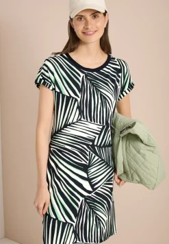 Knielanges Kleid aus Jersey