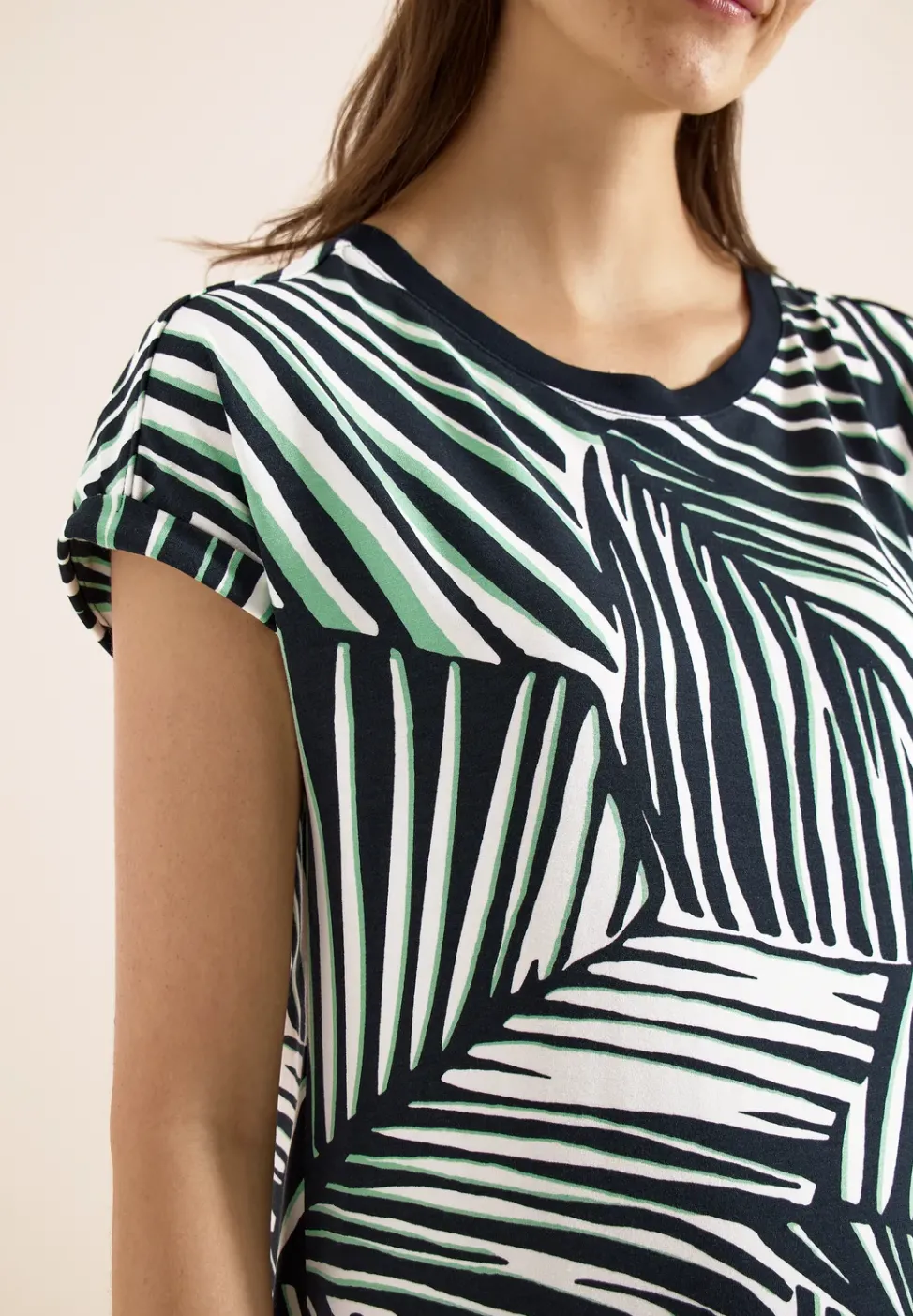 Knielanges Kleid aus Jersey