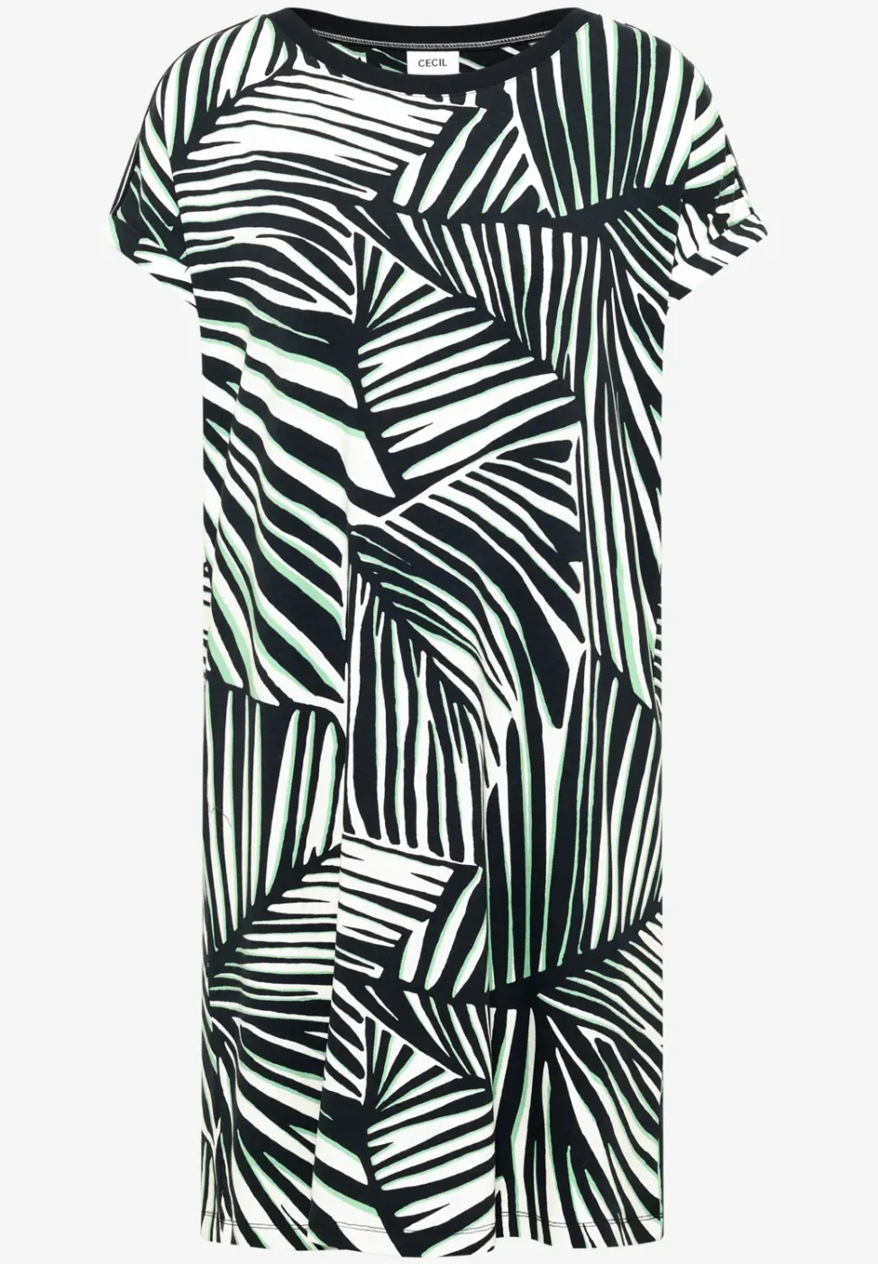 Knielanges Kleid aus Jersey