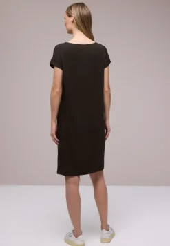 Knielanges Kleid aus Jersey