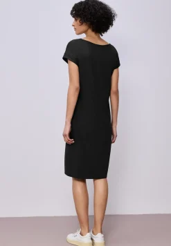 Knielanges Kleid aus Jersey