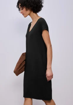 Knielanges Kleid aus Jersey