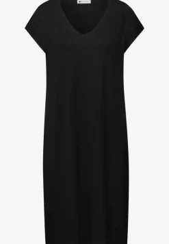 Knielanges Kleid aus Jersey