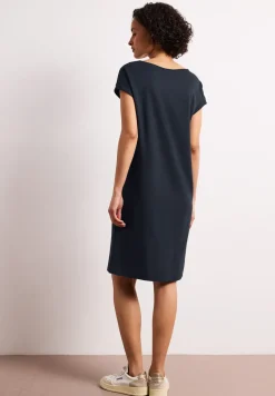 Knielanges Kleid aus Jersey