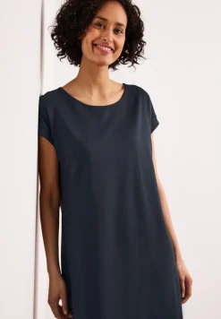 Knielanges Kleid aus Jersey