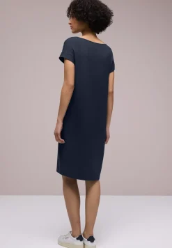 Knielanges Kleid aus Jersey