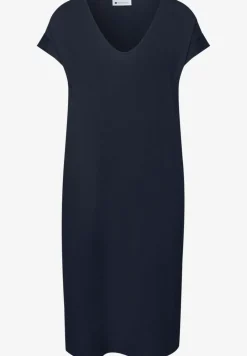 Knielanges Kleid aus Jersey