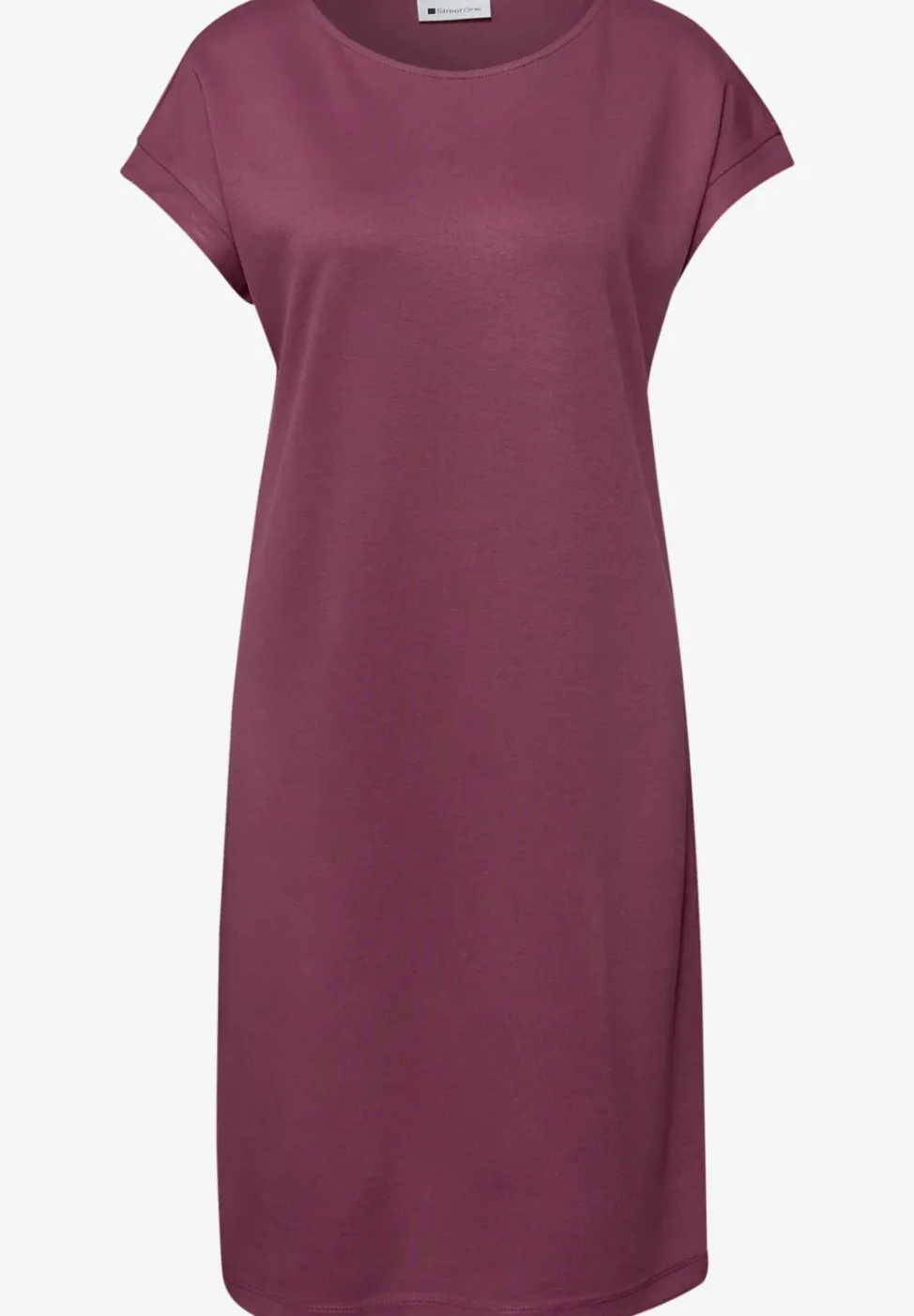 Knielanges Kleid aus Jersey