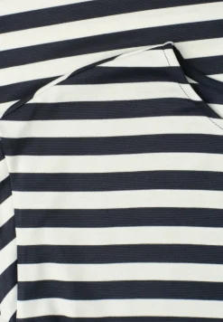 Knielanges Kleid aus Jersey mit Streifen