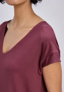 Knielanges Kleid aus Jersey