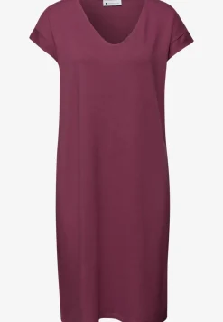 Knielanges Kleid aus Jersey