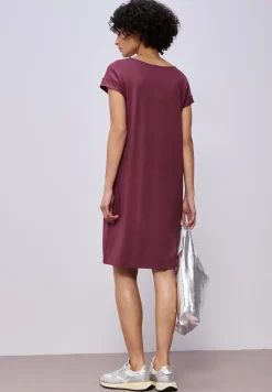 Knielanges Kleid aus Jersey