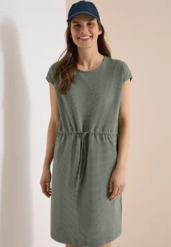 Knielanges Kleid aus Jersey