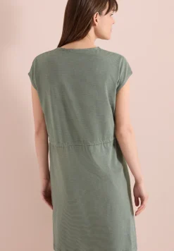 Knielanges Kleid aus Jersey