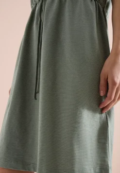 Knielanges Kleid aus Jersey