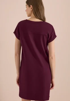 Knielanges Kleid aus Jersey