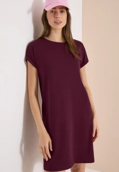 Knielanges Kleid aus Jersey