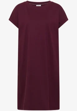 Knielanges Kleid aus Jersey