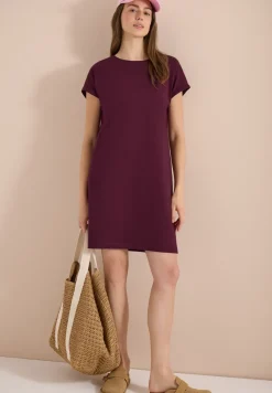 Knielanges Kleid aus Jersey