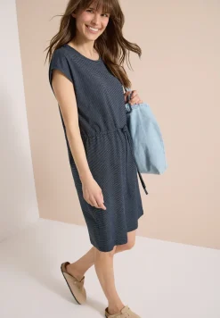 Knielanges Kleid aus Jersey